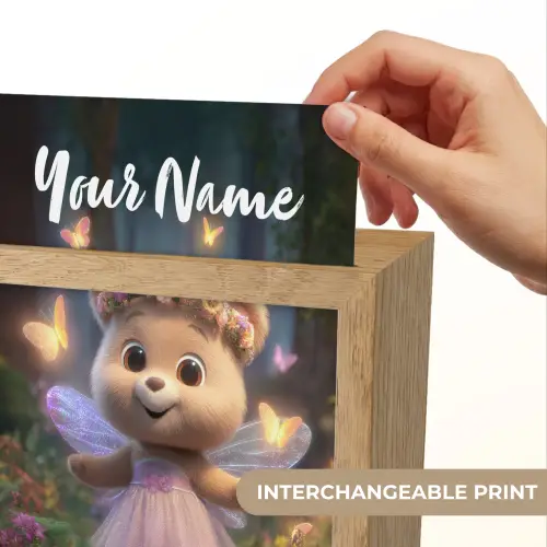 Beer - Vlinders - Bos - Fairy Light Box met kabel (Kinderlampje) klein -USP_websiteprintEN