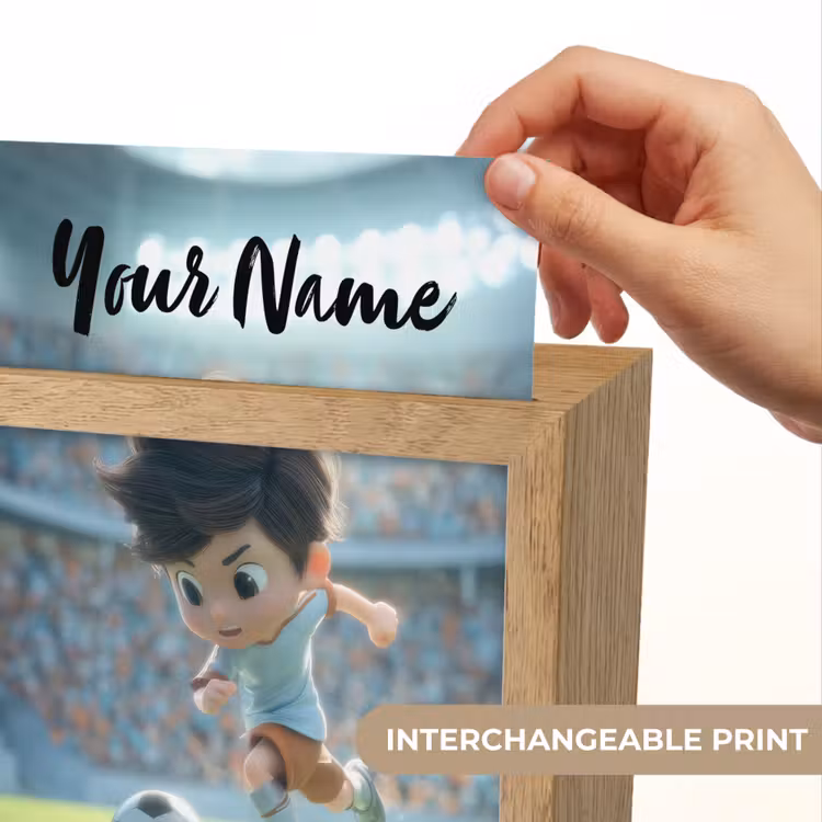 Jongen - Voetbal - Stadion - Zonlicht Light Box met kabel (Kinderlampje) klein -USP_websiteprintEN