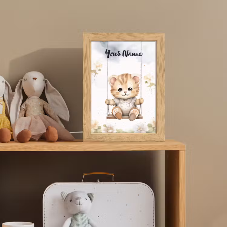 Poes - Baby - Dier - Kinderen Light Box met kabel (Kinderlampje) klein -sfeer2_kind