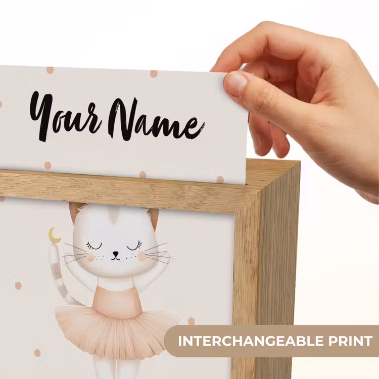 Kat - Tutu - Kroontje - Stippen Light Box met kabel (Kinderlampje) klein -USP_websiteprintEN