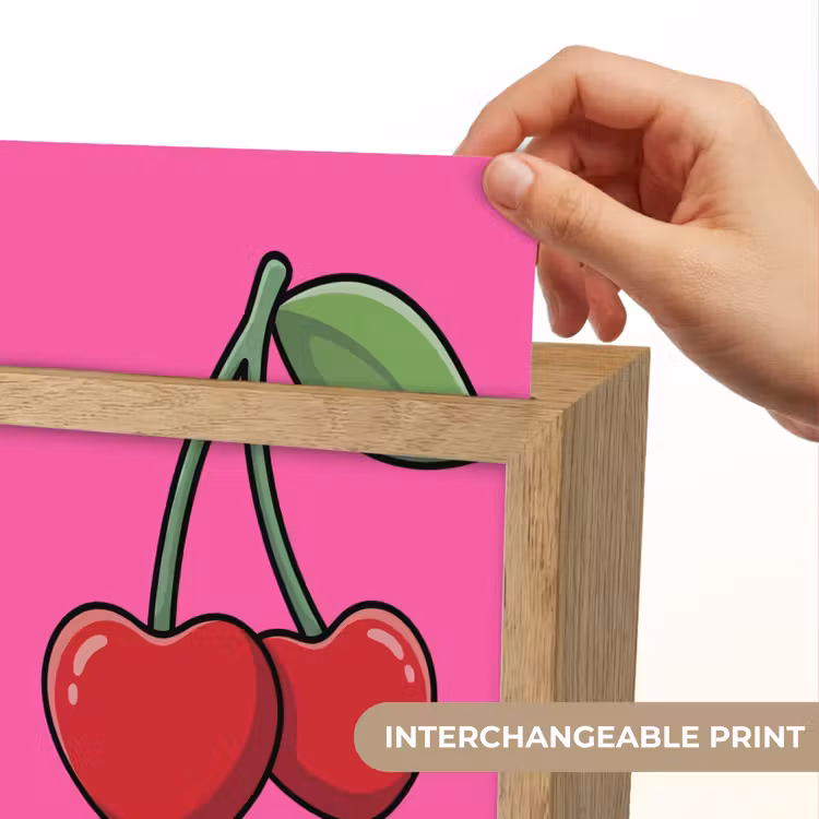 Kers - Roze - Fruit Light Box met kabel (Kinderlampje) klein -USP_websiteprintEN
