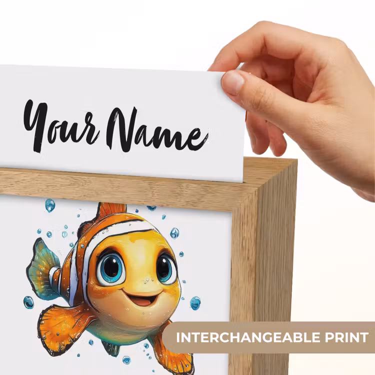 Clownvis - Oranje - Vis - Water Light Box met kabel (Kinderlampje) klein -USP_websiteprintEN