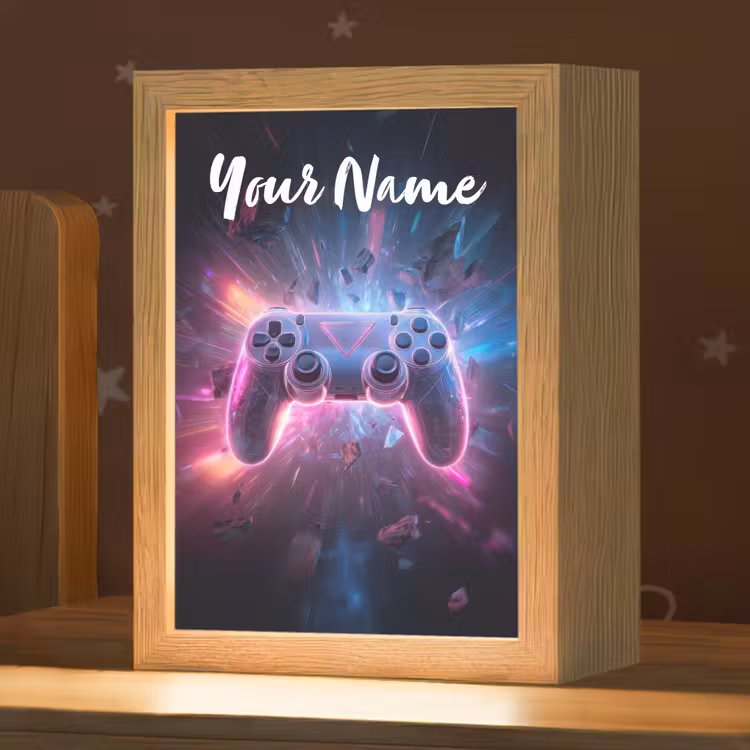 Controller - Neon - Game Light Box met kabel (Kinderlampje) klein -zzz_3d_website
