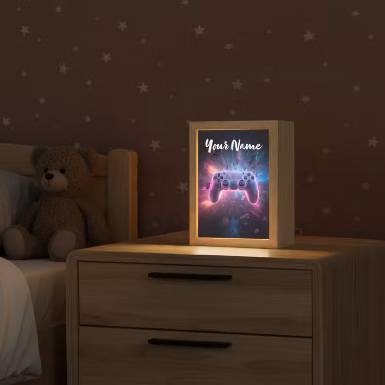 Controller - Neon - Game Light Box met kabel (Kinderlampje) klein -sfeer1_kind