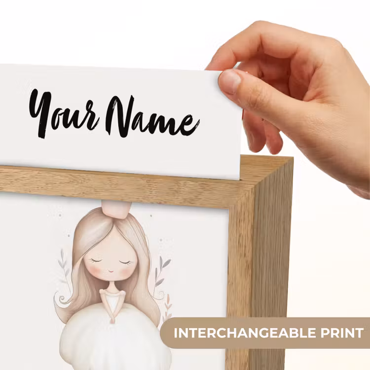 Kroon - Ballerina - Kroon - Minimalistisch Light Box met kabel (Kinderlampje) klein -USP_websiteprintEN