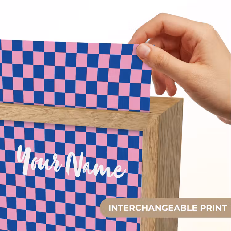 Blokjes - Blauw - Roze Light Box met kabel (Kinderlampje) klein -USP_websiteprintEN
