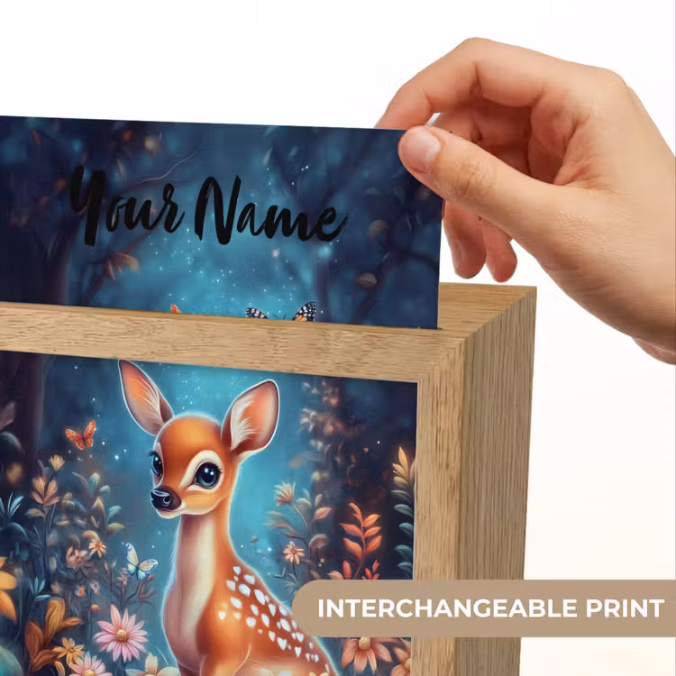 Hert - Magisch - Sprookjesbos Light Box met kabel (Kinderlampje) klein -USP_websiteprintEN