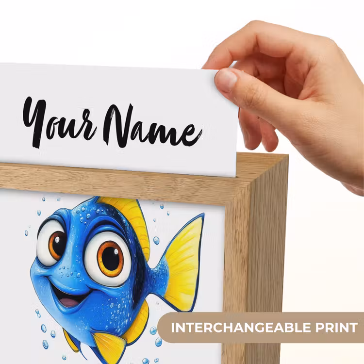 Doktersvis - Blauw - Vis - Spetters Light Box met kabel (Kinderlampje) klein -USP_websiteprintEN