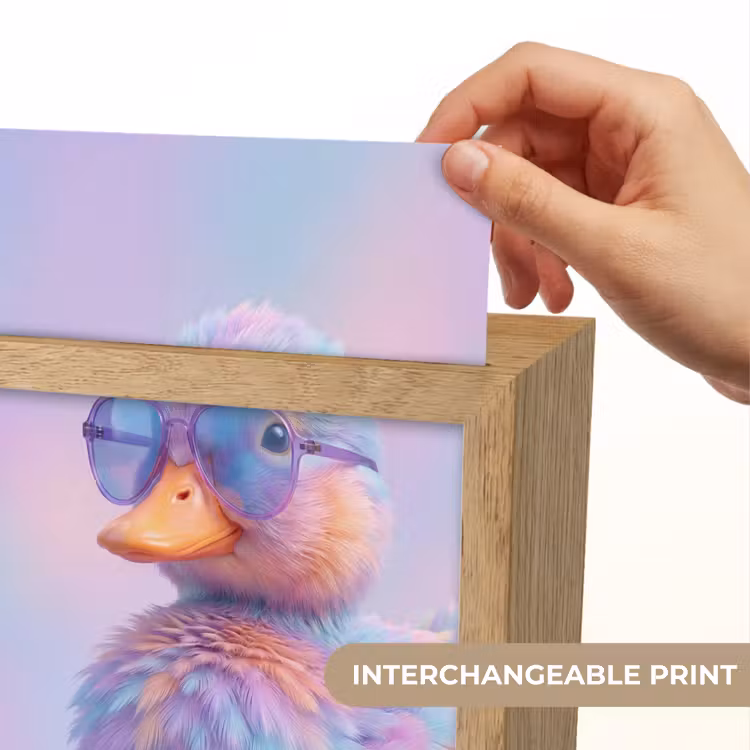 Eend - bril - Pastel Light Box met kabel (Kinderlampje) klein -USP_websiteprintEN