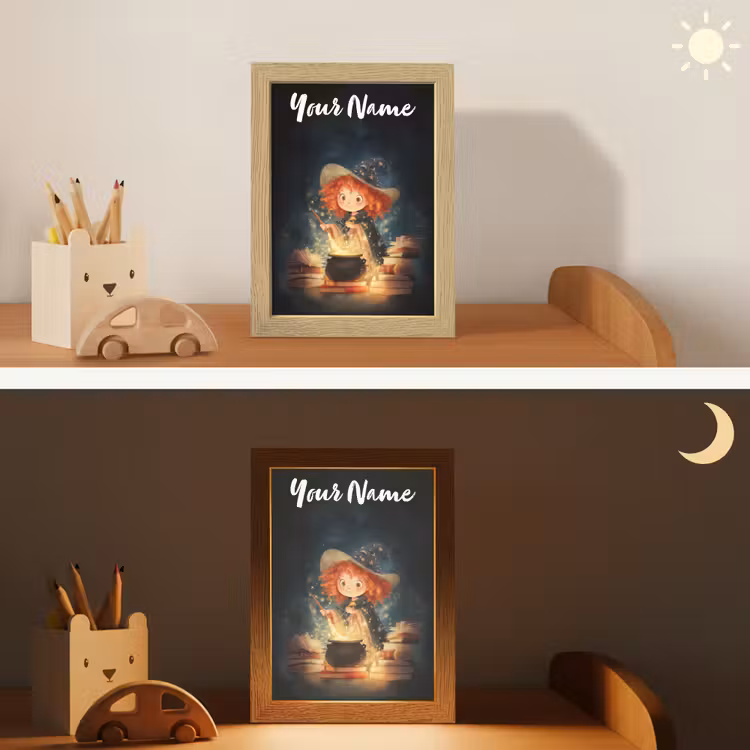 Tovenares - Meisje - Boeken - Toveren Light Box met kabel (Kinderlampje) klein -sfeer3_kind