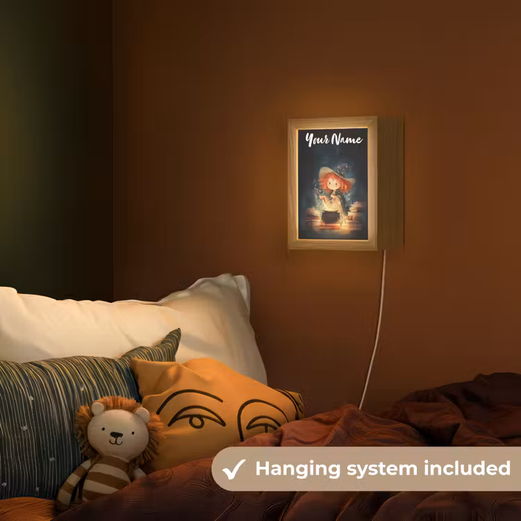 Tovenares - Meisje - Boeken - Toveren Light Box met kabel (Kinderlampje) klein -sfeer5_kind_EN