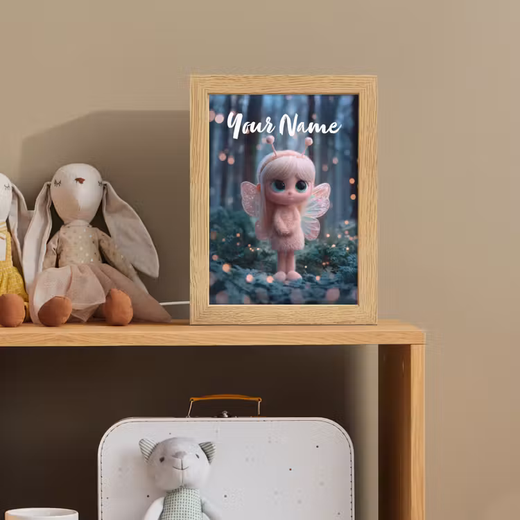 Fairy - Bos - Glitters Light Box met kabel (Kinderlampje) klein -sfeer2_kind