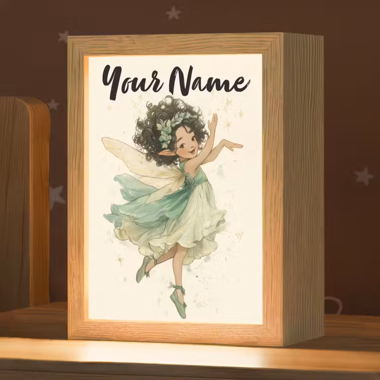 Fee - Groen - Magie Light Box met kabel (Kinderlampje) klein -zzz_3d_website