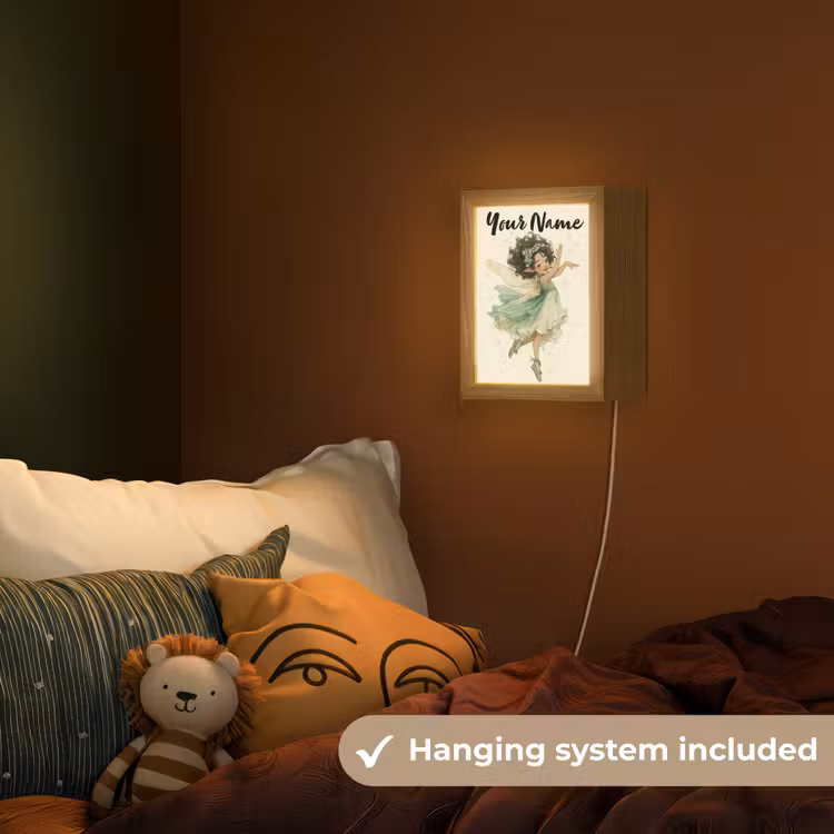 Fee - Groen - Magie Light Box met kabel (Kinderlampje) klein -sfeer5_kind_EN