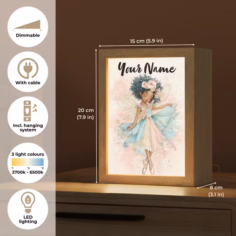 Fee - Pastel - Magie Light Box met kabel (Kinderlampje) klein -USP_EN