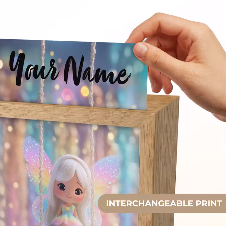 Fee - Schommel - Paars - Glinsters Light Box met kabel (Kinderlampje) klein -USP_websiteprintEN