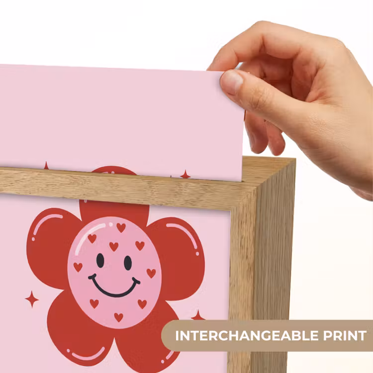 Bloem - Roze - Hartjes Light Box met kabel (Kinderlampje) klein -USP_websiteprintEN