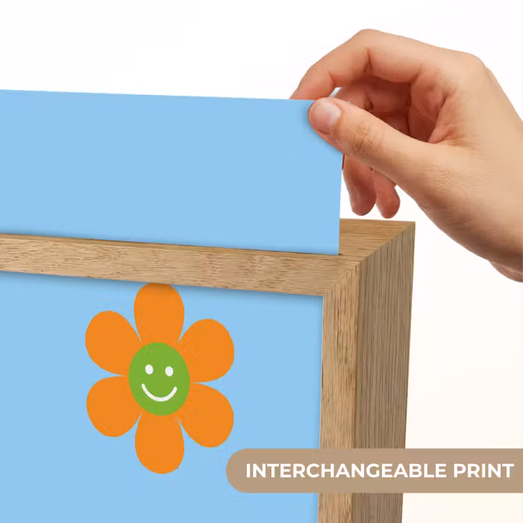 Bloem - Smiley - Kleurrijk Light Box met kabel (Kinderlampje) klein -USP_websiteprintEN