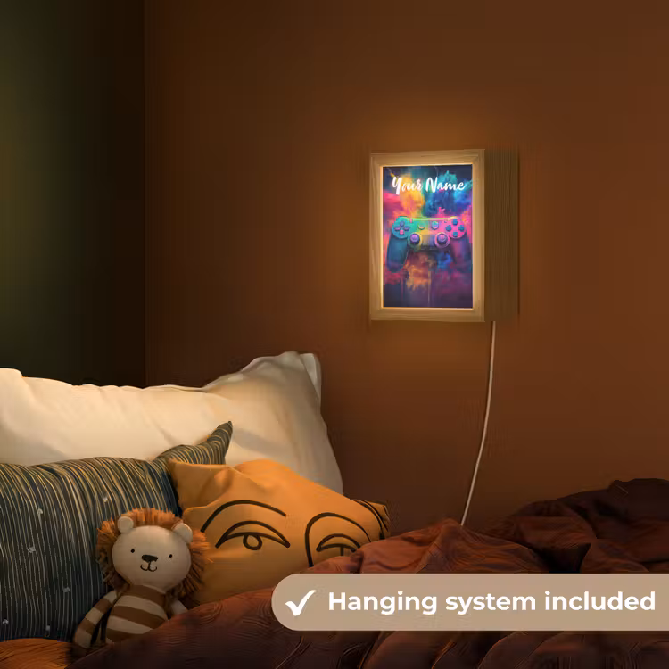 Game - Controller - Kleurrijk - Explosie Light Box met kabel (Kinderlampje) klein -sfeer5_kind_EN