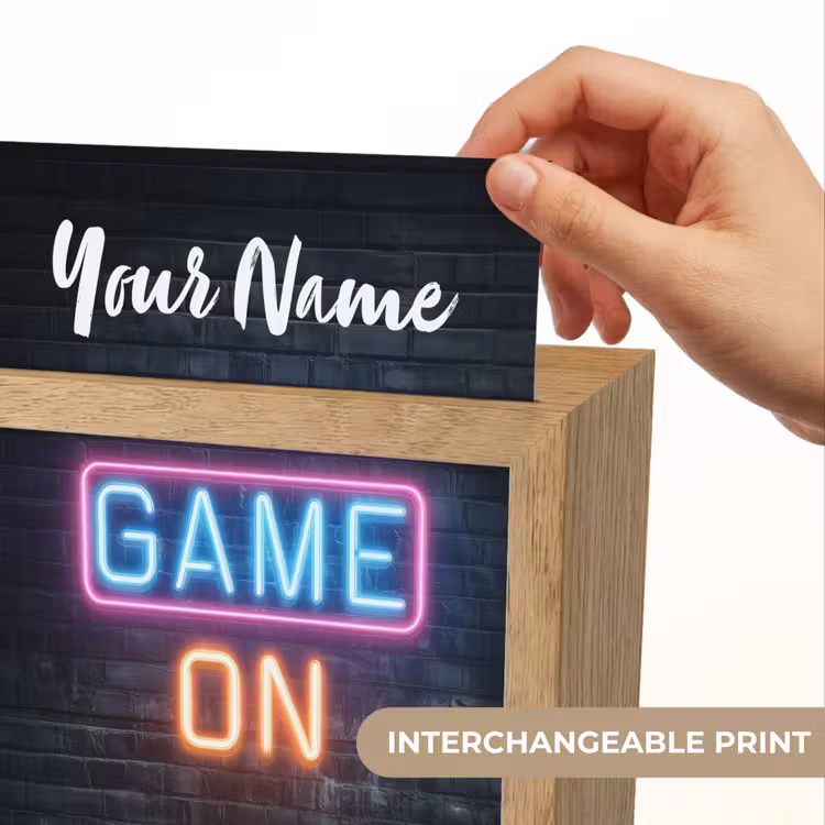 Game - Neon - Muur Light Box met kabel (Kinderlampje) klein -USP_websiteprintEN