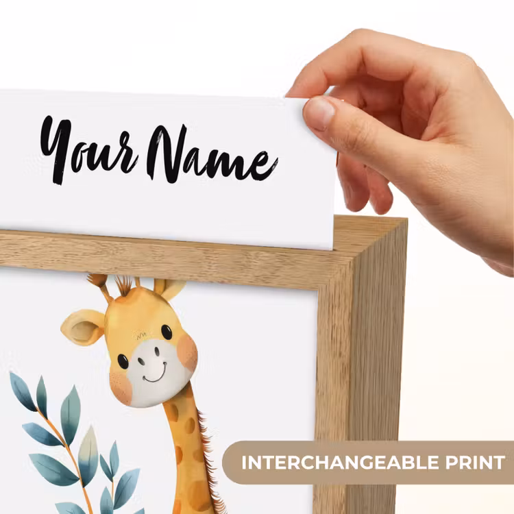 Giraf - Dier - Wilde dieren Light Box met kabel (Kinderlampje) klein -USP_websiteprintEN