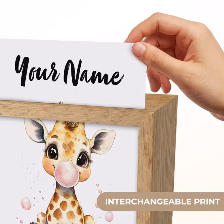Giraffe - Roze - Kauwgom Light Box met kabel (Kinderlampje) klein -USP_websiteprintEN