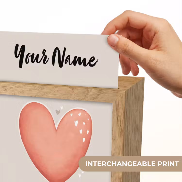 Hart - Rood - Minimalistisch Light Box met kabel (Kinderlampje) klein -USP_websiteprintEN