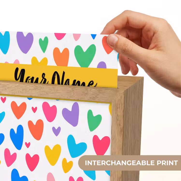 Hartjes - Kleurrijk - Patroon Light Box met kabel (Kinderlampje) klein -USP_websiteprintEN