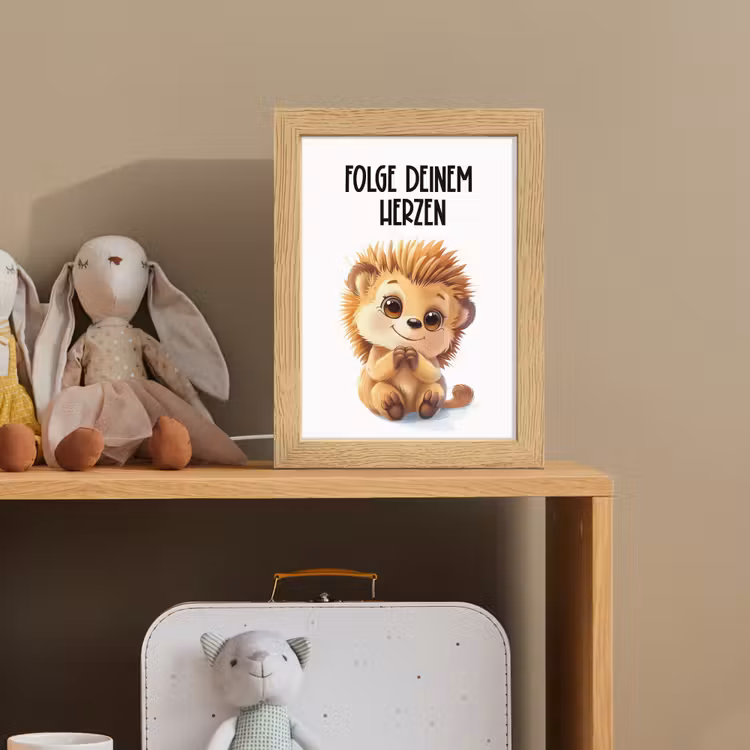 Egel - Wit - Dieren - Quote - Hart Light Box met kabel klein -sfeer2_kind