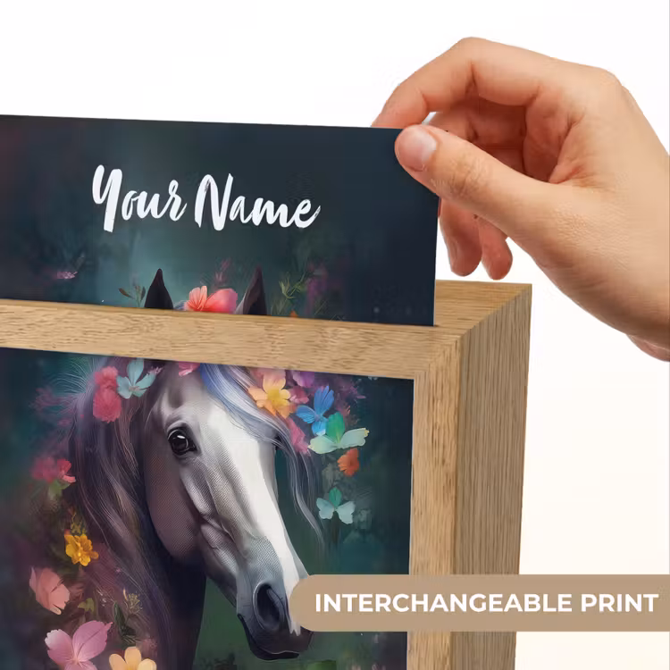 Paard - Natuur - Bloemen - Bos - Dieren Light Box met kabel (Kinderlampje) klein -USP_websiteprintEN