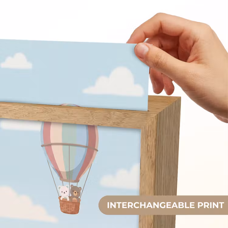 Luchtballon - Beren - Pastel Light Box met kabel (Kinderlampje) klein -USP_websiteprintEN
