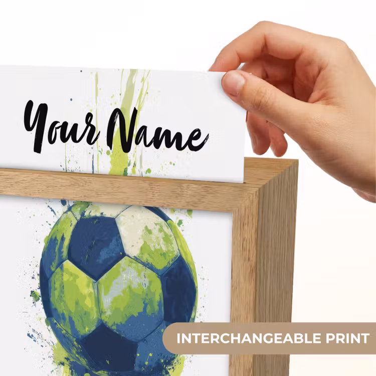 Illustratie - Abstract - Voetbal - Verfspatten Light Box met kabel (Kinderlampje) klein -USP_websiteprintEN