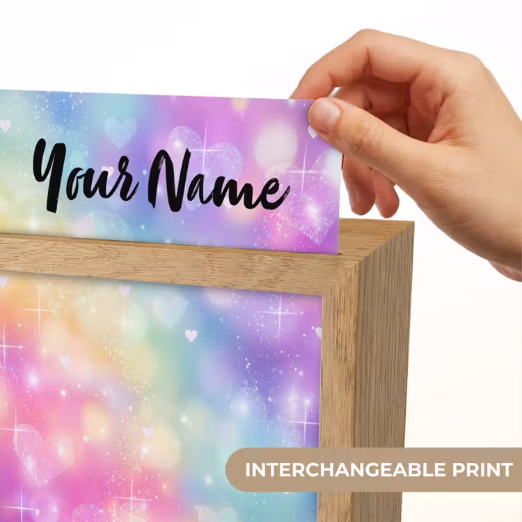 Licht - Regenboog - Hartjes Light Box met kabel (Kinderlampje) klein -USP_websiteprintEN