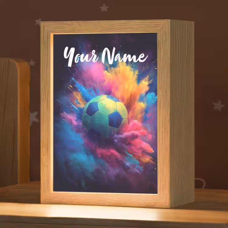 Neon - Bal - Kleurrijk Light Box met kabel (Kinderlampje) klein -zzz_3d_website