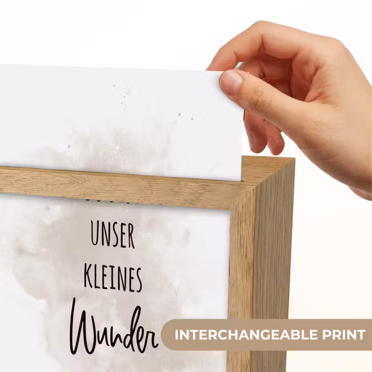 Quote - Wonder - Beige - Wit - Hart Light Box met kabel (Kinderlampje) klein -USP_websiteprintEN