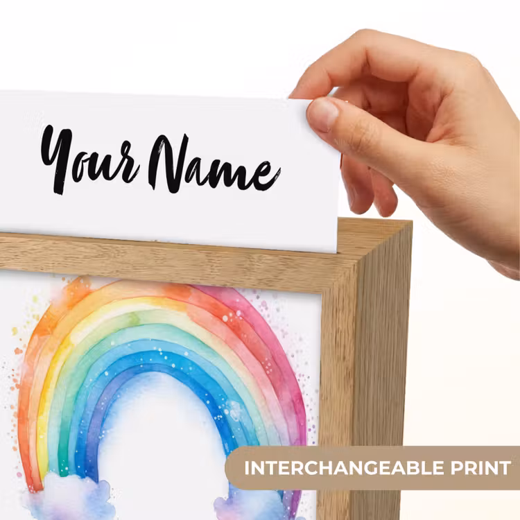 Regenboog - Kinderen - Meisje Light Box met kabel (Kinderlampje) klein -USP_websiteprintEN