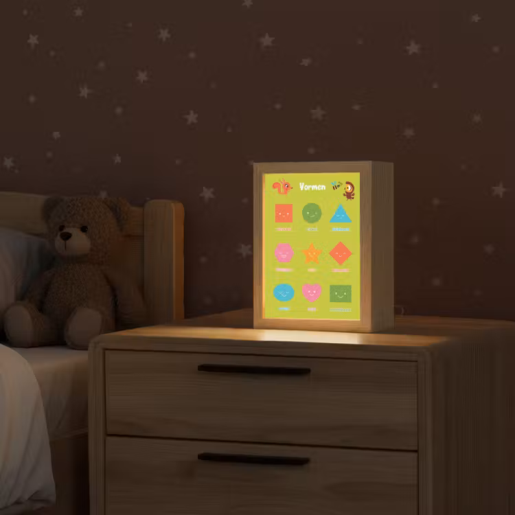Vormen - Educatief - Leren voor kinderen - Groen Light Box met kabel klein -sfeer1_kind