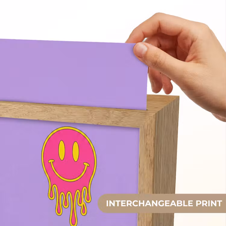 Smiley - Drip - Neon Light Box met kabel (Kinderlampje) klein -USP_websiteprintEN