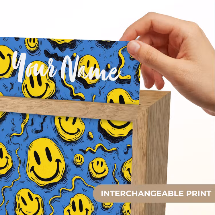 Smileys - Geel - Blauw Light Box met kabel (Kinderlampje) klein -USP_websiteprintEN