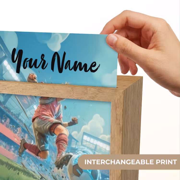 Voetbal - Jongen - Stadion - Elektrisch Light Box met kabel (Kinderlampje) klein -USP_websiteprintEN