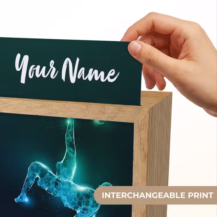 Voetbal - Voetballer - Jongen - Zwart Light Box met kabel (Kinderlampje) klein -USP_websiteprintEN