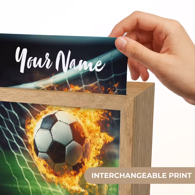 Voetbal - Goal - Doelnet - Vuur Light Box met kabel (Kinderlampje) klein -USP_websiteprintEN