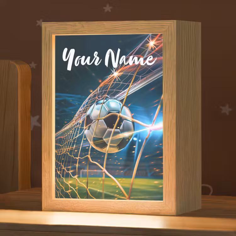 Voetbal - Goal - Sport - Jongens Light Box met kabel (Kinderlampje) klein -zzz_3d_website