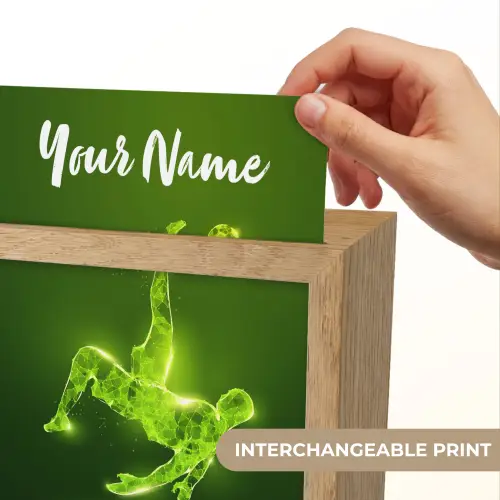 Voetbal - Groen - Omhaal Light Box met kabel (Kinderlampje) klein -USP_websiteprintEN