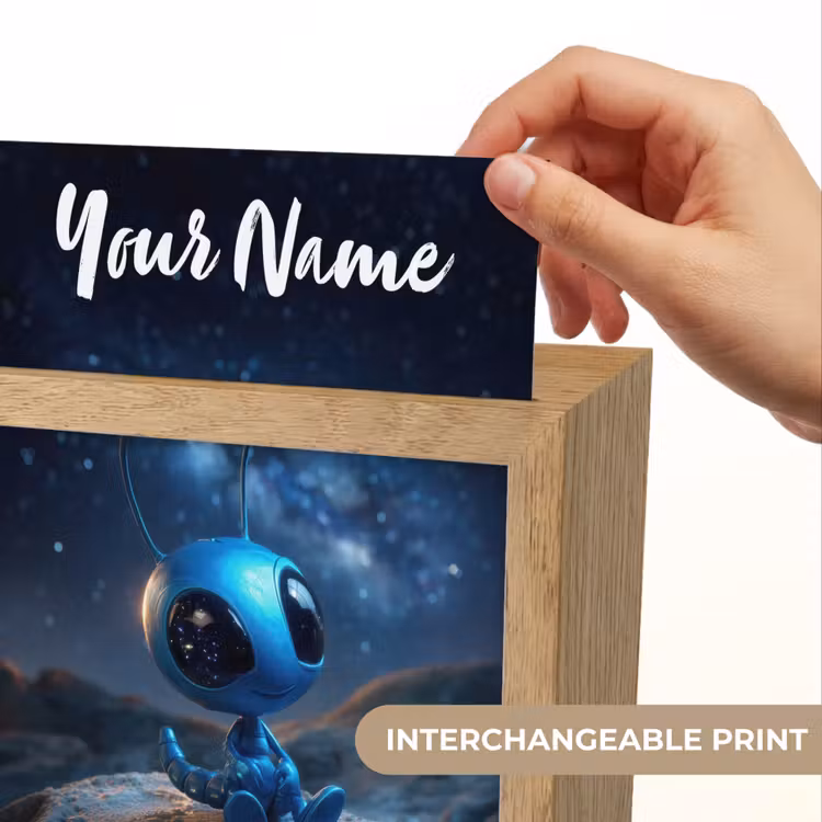 Ruimtewezen - Blauw - Galaxy Light Box met kabel (Kinderlampje) klein -USP_websiteprintEN