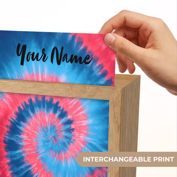 Spiraal - Roze - Blauw Light Box met kabel (Kinderlampje) klein -USP_websiteprintEN
