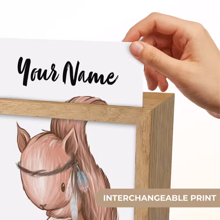 Eekhoorn - Dier - Bosdieren - Bruin Light Box met kabel (Kinderlampje) klein -USP_websiteprintEN