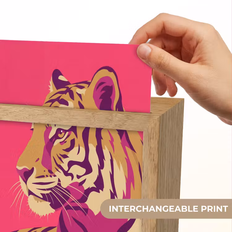 Tijger - Modern - Neon Light Box met kabel (Kinderlampje) klein -USP_websiteprintEN
