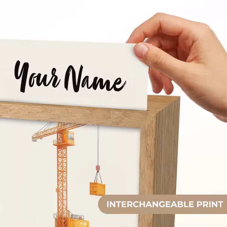 Torenkraan - Getekend - Oranje Light Box met kabel (Kinderlampje) klein -USP_websiteprintEN