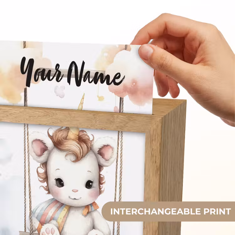 Eenhoorn - Dier - Kinderen - Unicorn Light Box met kabel (Kinderlampje) klein -USP_websiteprintEN